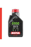 Motul 5100 10W-30 4T Motosiklet Motor Yağı – 1 Litre | Yeni Tarihli | Yarı Sentetik