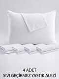 50X70 %100 Pamuk Sıvı Geçirmez 4 Adet Yastık Alezi