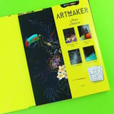 Artmaker Magnificent Mandalas Kazımalı Boyama Seti – 16 Panel, Şablon ve Kalemli Mandala Scratch Art Kit