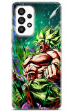 Samsung Galaxy A53 5G uyumlu Anime 3 Renkli Tasarım Saiyan Rage Dragon Ball