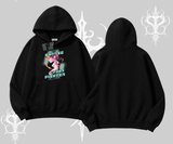 Kapşonlu Sweatshirt Oversize  Anime Kız Desenli Japon Stil