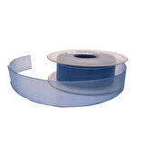Şifon Kurdele 4 Cm (20 Metre)  Mavi