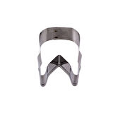 Kek Kurabiye Ve Pasta Kalıbı Metal Şekilli Diş Buğdayı 5X7.5 CM