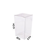 Asetat Kutu 8X8X12 CM (25 Adet)