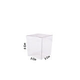Asetat Kutu 5X5X5 CM (50 Adet)