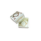 Komple Karton Kutu Saray Desen Gold Yaldız 4X4X2 CM (50 Adet)  Krem