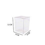 Asetat Kutu 9X9X12 CM (25 Adet)
