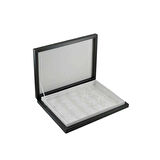 Karton Çikolata Kutusu 24 lü Separatörlü 23.4X31.5 CM  Siyah