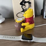 Apple Watch Stand Winnie The Pooh El Boyaması Figür Sevimli Ayı Akıllı Saat Stand Uyumlu