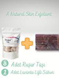 TAŞI 8 ADET + LAVANTA ÖZLÜ RUŞUR SABUNU  Doypack