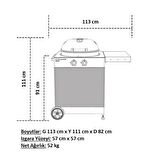 Aygaz OutdoorChef Arosa 570 G TEX Yeni Nesil Barbekü - Tekstil Kabin