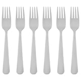 Tatlı Çatalı, Paslanmaz Çelik, 16 Cm, 6 Adet