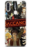 Samsung Galaxy M11 uyumlu Anime 4 Baskılı Kapak Baccano Anime
