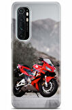 Xiaomi Mi Note 10 Lite uyumlu Otomoto 40 Darbe Emici Kırmızı Honda CBR600