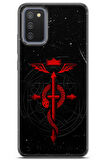 Samsung Galaxy M02s uyumlu Anime 37 Renkli Tasarım Fullmetal Alchemist Brotherhood