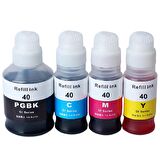Canon GI-40 4 Renk Mürekkep Seti - (GI-40C/GI-40M/GI-40PGBK/GI-40Y)