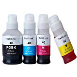 Canon GI-40 4 Renk Mürekkep Seti - (GI-40C/GI-40M/GI-40PGBK/GI-40Y)