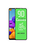 Samsung Galaxy A21s Seramik Esnek Nano Tam Ekran Koruyucu Kırılmaz Cam - Extra İnce