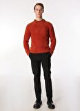 Sseinse Bisiklet Yaka Slim Fit Ekru Erkek Kazak MI2566SS