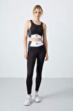TOMMY LİFE T15BY-95334_1 BAYAN BÜSTİYER-TAYT TAKIM SİYAH