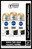 Nivea Kadın Roll-on Deodorant Black&White Invisible İpeksi Pürüzsüzlük 50ml,72Saat Anti-perspirant, X3Adet