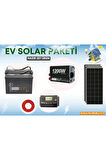 KARAVANLAR İÇİN GÜNEŞ ENERJİ SİSTEMİ LİFEPO4 AKÜLÜ