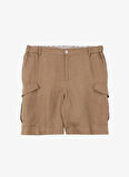 Kahve Erkek Normal Bel Slim Fit Şort PB1242SS ŞortKahve