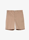 Bej Erkek Normal Bel Slim Fit Şort PB1249SS ŞortBej