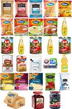 Blueden Ramazan Paketi Kumanya Erzak Gıda Yardım Kolisi 27 Parça 32 nolu Paket