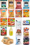 Blueden Ramazan Paketi Kumanya Erzak Gıda Yardım Kolisi 18 Parça 97 nolu Paket