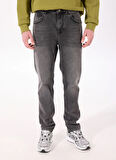 Sseinse Normal Bel Normal Paça Slim Fit Antrasit Erkek Denim Pantolon PJI1323SS
