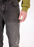 Sseinse Normal Bel Normal Paça Slim Fit Antrasit Erkek Denim Pantolon PJI1323SS
