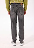 Sseinse Normal Bel Normal Paça Slim Fit Antrasit Erkek Denim Pantolon PJI1323SS