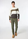 Sseinse Normal Bel Normal Paça Slim Fit Yeşil Erkek Pantolon PSI1283SS