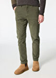 Sseinse Normal Bel Normal Paça Slim Fit Yeşil Erkek Pantolon PSI1283SS