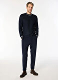 Sseinse Bağlamalı Bel Normal Paça Slim Fit Lacivert Erkek Pantolon PSI1317SS