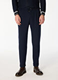Sseinse Bağlamalı Bel Normal Paça Slim Fit Lacivert Erkek Pantolon PSI1317SS