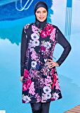ADASEA 2039 DİJİTAL DESENLİ JİLELİ 2 Lİ TESETTÜR MAYO