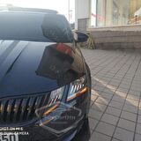 Skoda Octavia 2013-2020 Batman Yarasa Ayna Kapağı Piano Black ABS Plastik