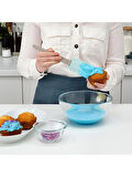 Bakglad Silikon Spatula Bej Mavi 26 Cm