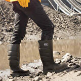 Polly Boot X-POWER S5 Kompozit Burunlu İş Çizmesi (Yeşil-Siyah)