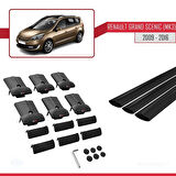Renault Grand Scenic 3 2009-2016 Arası ile Uyumlu FLY Model Ara Atkı Tavan Barı Siyah 3 Adet