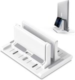 Ayarlanabilir Çok Amaçlı Telefon Tutuculu Laptop Notebok Macbook için Dikey Stand-AL4495 (Siyah)