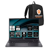 Acer Aspire Go 15 i5 1334U 40GB DDR5 512GB SSD 15.3" WUXGA W11P Dizüstü Bilgisayar & PER4 Çanta