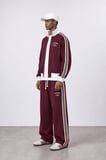 Erkek Far From Basic Şerit Detaylı Doubleface Eşofman Takımı Bordo