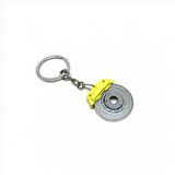 Sportif Anahtarlık Sarı Kaliper Krom Disk