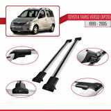 Toyota Verso (AR20) 2009-2018 Arası ile Uyumlu FLY Model Ara Atkı Tavan Barı Gri 2 Adet