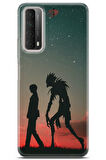 Huawei P Smart 2021 uyumlu Manga 15 Renkli Tasarım Death Note Gece