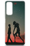 Huawei P Smart 2021 uyumlu Manga 15 Renkli Tasarım Death Note Gece