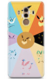 Huawei Mate 10 Pro uyumlu Pokemon 29 Telefon Kabı Eevee Evrimi